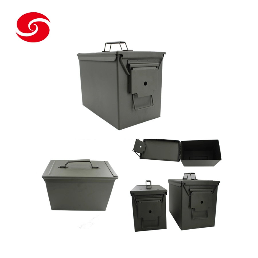 Green Army Standard M2a1 Gd1002 Metal Ammo Can Metal/Aipu Wholesale Waterproof Military Metal Ammo Can