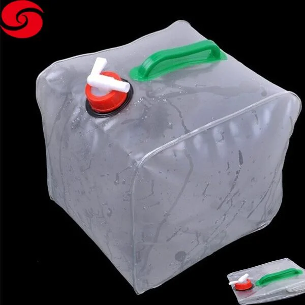 10L/20 L PVC Food Level Camping Folding Plastic Outdoor Water Jerry Can