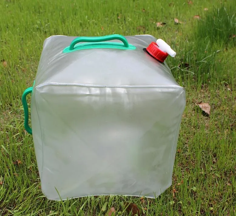 10L/20 L PVC Food Level Camping Folding Plastic Outdoor Water Jerry Can