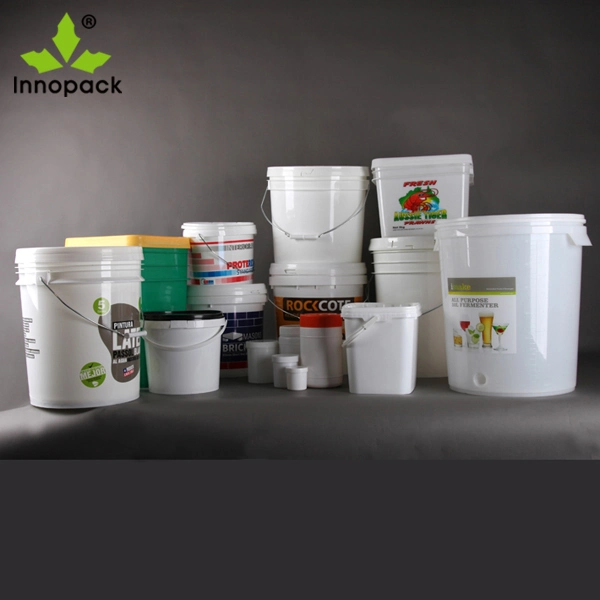 Hot Selling Food Grade 1L 2L 4L 5L 10L 20L F-Style Bucket HDPE Bottles Plastic Jerry Can