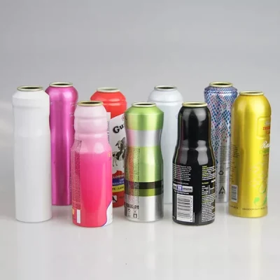 金属エアゾール缶、アルミエアゾールボトル、50ml、100ml、スプレー缶、化粧品スキンケア用のカスタマイズ可能なサイズとロゴ印刷