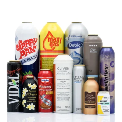 エアゾール缶、スプレーボトル、エアゾール缶、プラスチックキャップ、アルミエアゾール缶